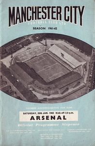 Manchester City v Arsenal 1961/62